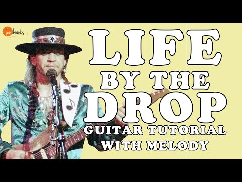 Life by the Drop - Stevie Ray Vaughan - Guitar Tutorial with tabs, full melody