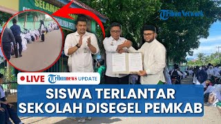 LIVE: Ratusan Siswa MTS Al Washliyah Terlantar di Depan Sekolah Gegara Disegel Pemkab Deli Serdang