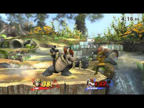 Super Smash Bros. for Wii U davids64 (Link) vs Dylan (Bowser)