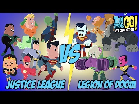 JUSTICE LEAGUE VS LEGION OF DOOM - Teen Titans GO! Figure Gameplay