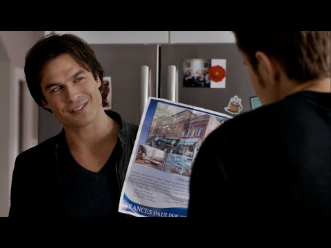 TVD 6x21 - Stefan takes Damon to the suburbs to show him what his human life will look like | HD