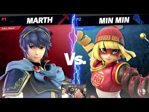 Ignaize (Marth) vs Yrneh (Min Min, Pyra/Mythra) - Smash Ultimate @ UCI #61 Grand Finals