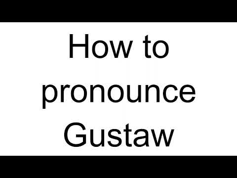 How to Pronounce Gustaw (Polish)