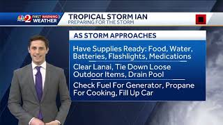 Tropical Storm Ian 11 p.m. update