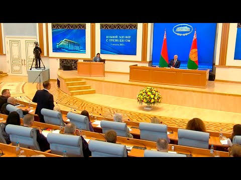Журналисты Гомельщины поделились впечатлениями от "Большого разговора" с Президентом видео