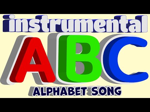 abc alphabet song | instrumental karaoke | POPULAR NURSERY RHYME