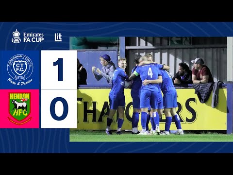 Chippenham Town vs Hendon | Emirates FA Cup 4QR Replay Highlights, Tue 18th Oct 2022