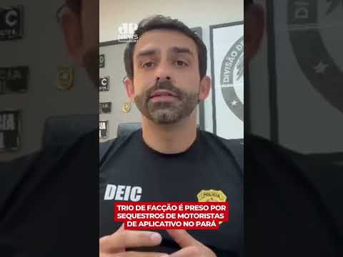 Operação prende suspeitos de facção que coordenava sequestros de motoristas de aplicativo