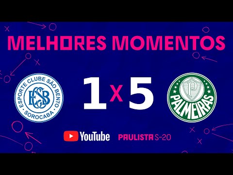 GOLEADA DO VERDÃO | SÃO BENTO 1X5 PALMEIRAS | MELHORES MOMENTOS | 11ª RODADA | PAULISTA SUB-20 2022