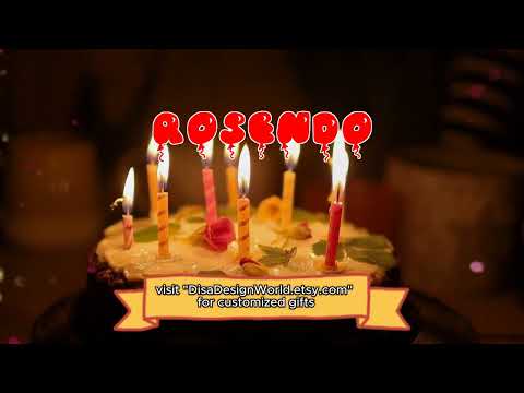Happy Birthday ROSENDO   Happy Birthday Song   Birthday Wishes   Birthday Party