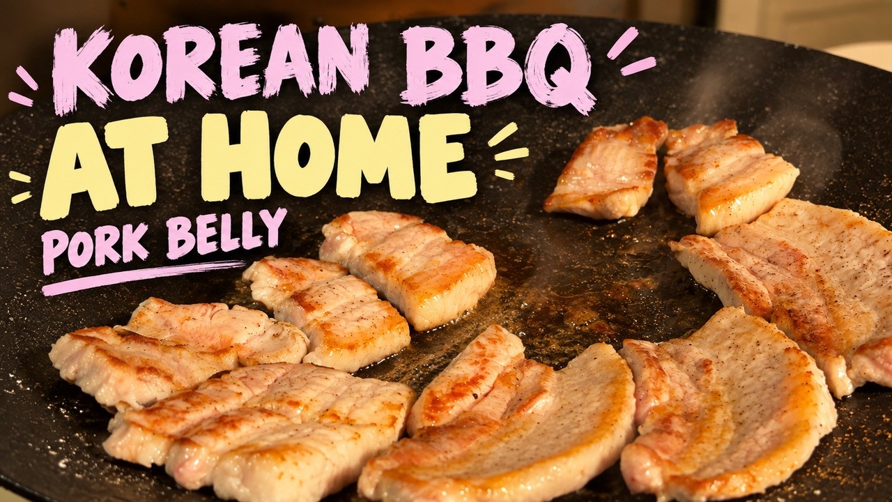 Pork Belly with Scallion Salad