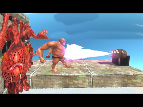 Plasma Cannon & Snake Heads Who Can Survive? - Animal Revolt Battle Simulator