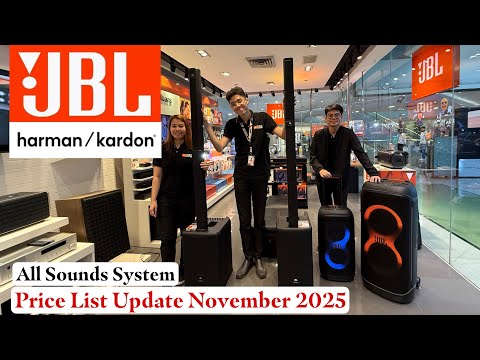JBL Harman/Kardon All Sounds System Price List Update November 2025