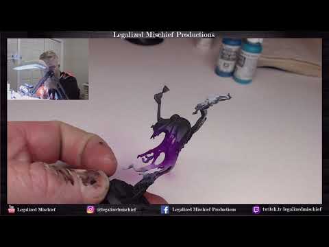 How to paint Nighthaunts   Part 1   Airbrushing Ghostly bits