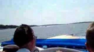 preview picture of video '1800 hp catamaran speed boat at Okoboji'
