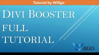 Download lagu Divi Booster - Full Tutorial mp3 Download lagu Divi Booster - Full Tutorial mp3
