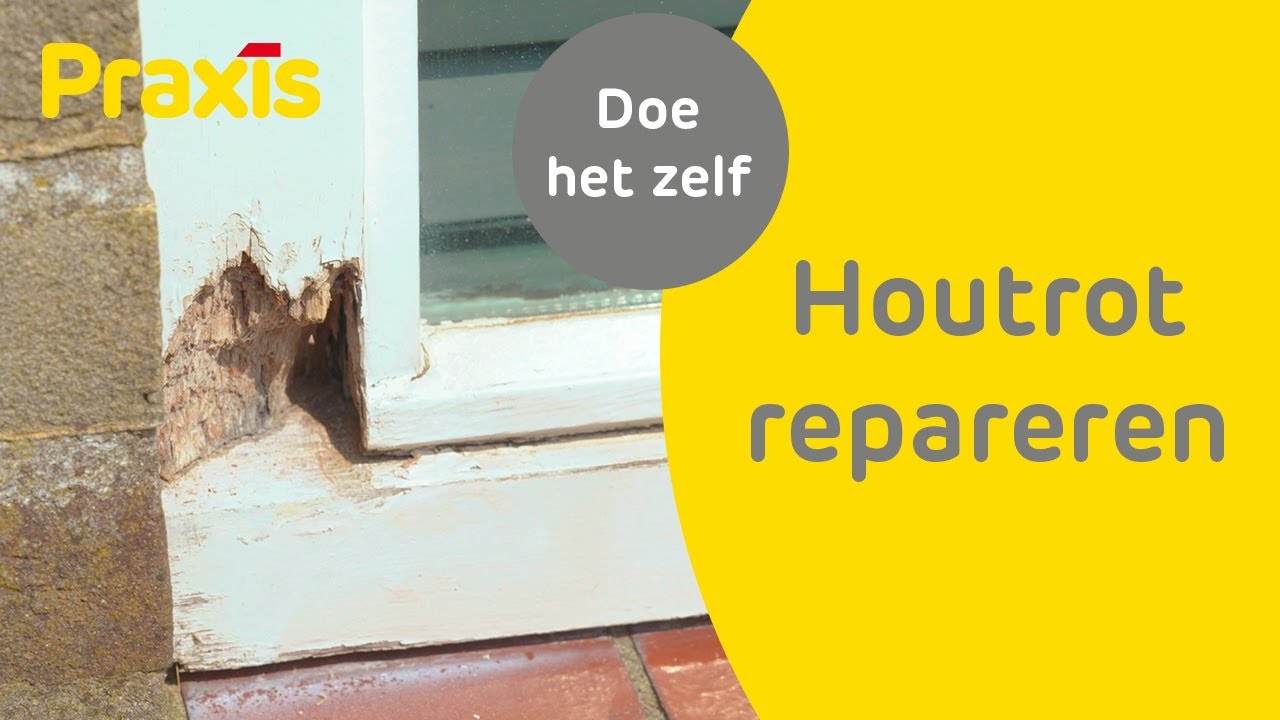 Zelf houtrot repareren