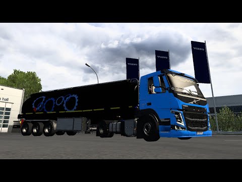 ETS2 (1.45). Bourges Updated; Limoges - Bourges + visite de Bourges. Volvo FM420. (25t).