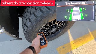 Relearning tire position on a 2020 Silverado with Vxdas GL-50448 Tool