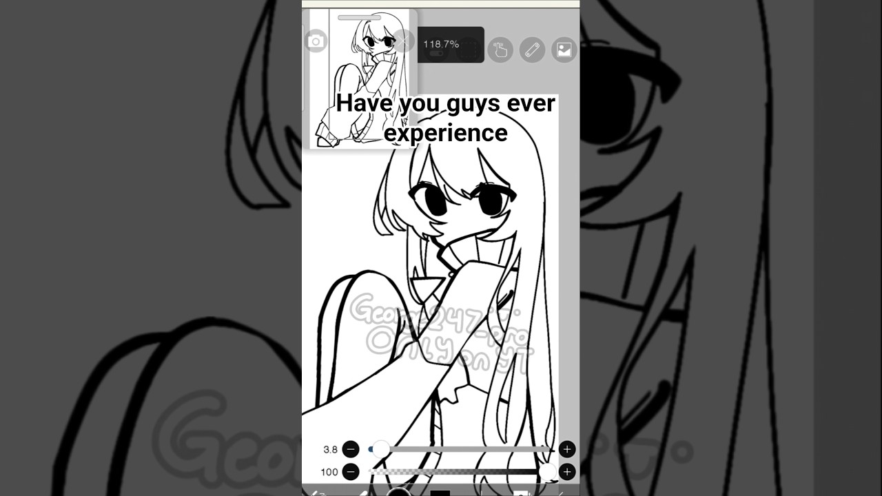 how to easily color in ibis paint #art #digitalartdrawing