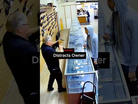 Store Owner Gets OutSmarted By Robber
