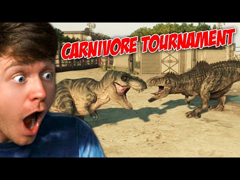 CARNIVORE DINOSAUR TOURNAMENT! - Jurassic World Evolution 2