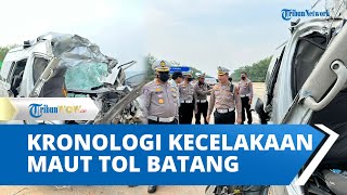 Kronologi Kecelakaan Maut di Tol Batang - Semarang, Minibus Hantam Trailer, Oleng Tak Terkendali