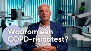 Why was the COPD risk test developed?