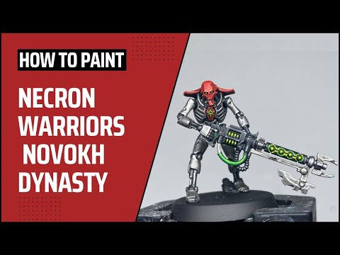 How to Paint: Necron Warriors of the Novokh Dynasty (Warhammer Imperium Magazine)