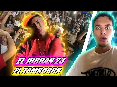 (REACCIÓN) EL TAMBORRR - EL JORDAN 23 [Prod By Bigcvyu] [VIDEO OFICIAL]