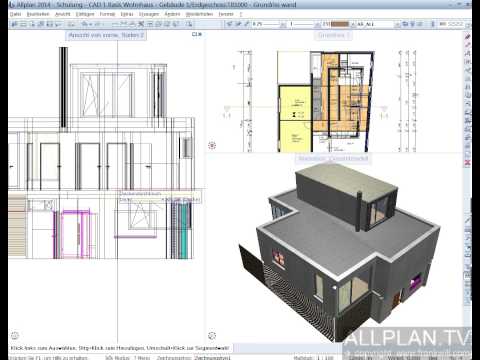 ALLPLAN.TV - CAD Version 2014 - Quicktipp Fenster Gridmode