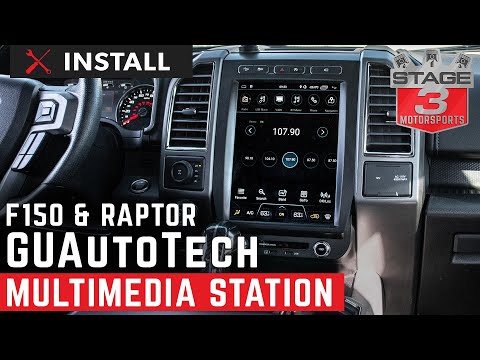 2015-2019 F150 GU Auto Tech 12.1" Touch Screen Multimedia Station Install