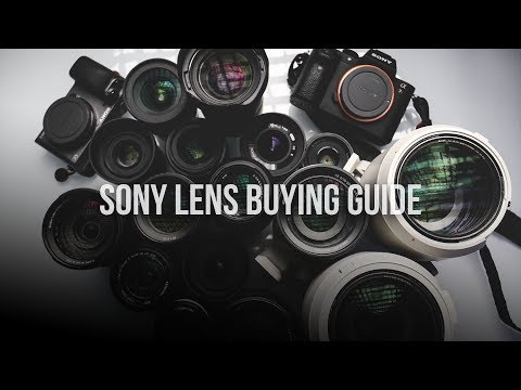 Sony Lens Buying Guide Holiday 2018 | APS-C & Full-Frame