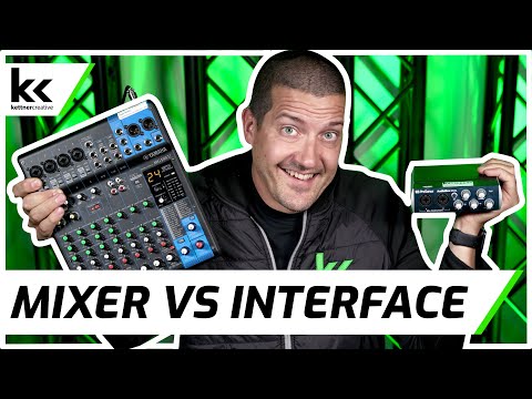 Audio Mixer vs Audio Interface | What should you buy?