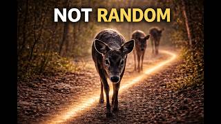 Why do deer follow this same path day after day?