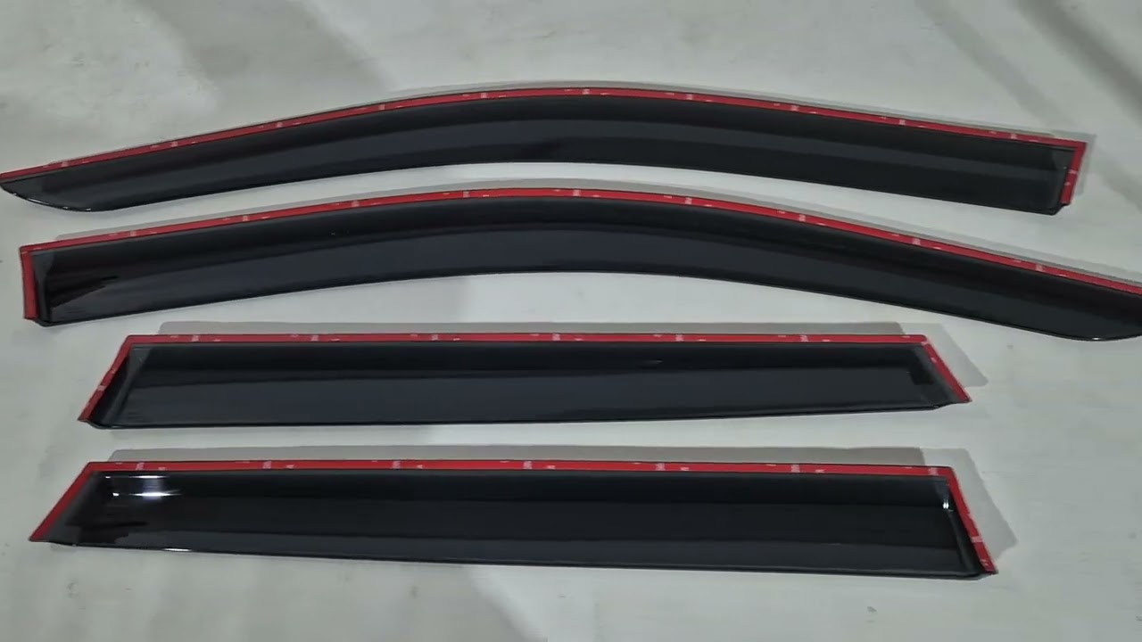 Toyota Corolla Cross 2020- рр. Вітровики (4 шт, HIC) Video 1