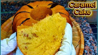 Easy Caramel Cream Cake with Nuts – Soft, Simple & Delicious!