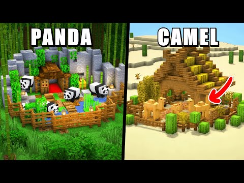 Build ZOO in Minecraft Using This 10 Animal Houses!