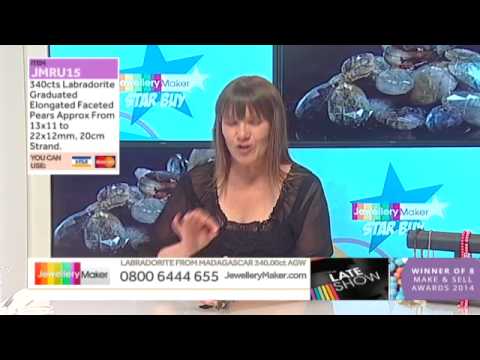 Cognac Amber Nuggets on the JewelleryMaker LATE SHOW 5/7/15