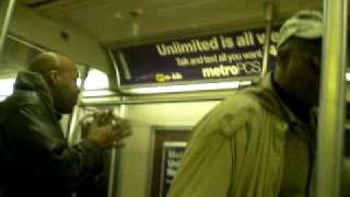 This little light of mine, I'm gonna let it shine - New York Subway
