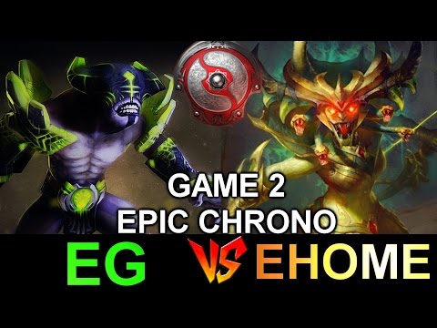 EG vs EHOME- TI6 Main Event [GAME 2]: EPIC Chrono