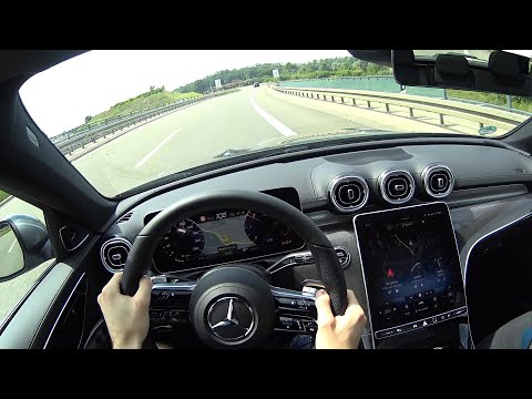 2022 Mercedes-Benz C300d T-Modell - short test drive | POV