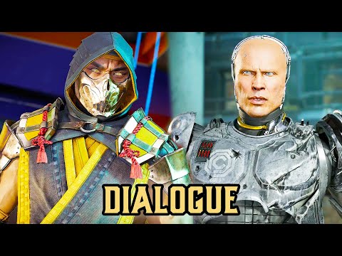 SCORPION SUFFERS THE SAME TRAGEDY AS ROBOCOP SORT OF DIALOGUE - MORTAL KOMBAT 11 ULTIMATE VERSION