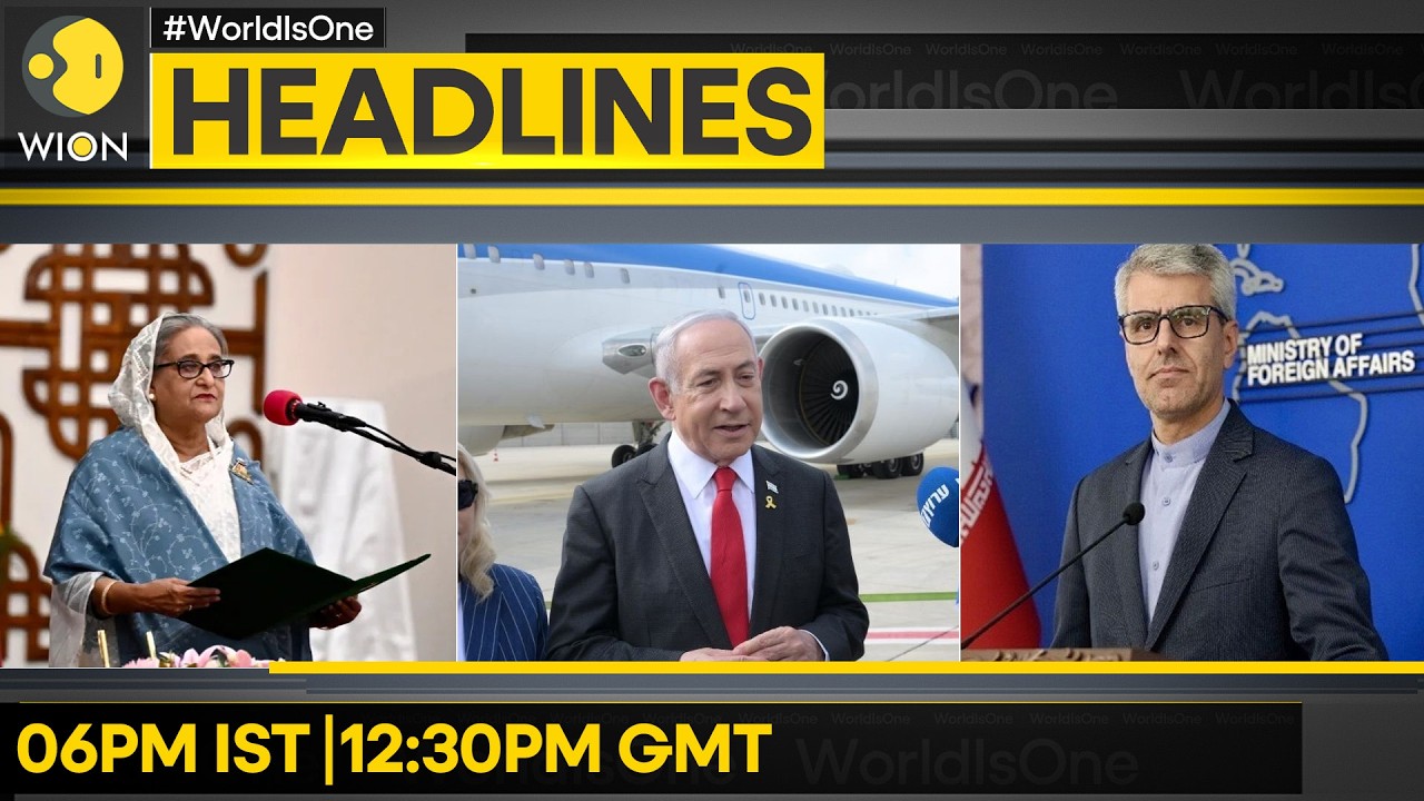 Iran: Won't Let US Dictate Decisions | Netanyahu departs For US | WION Headlines