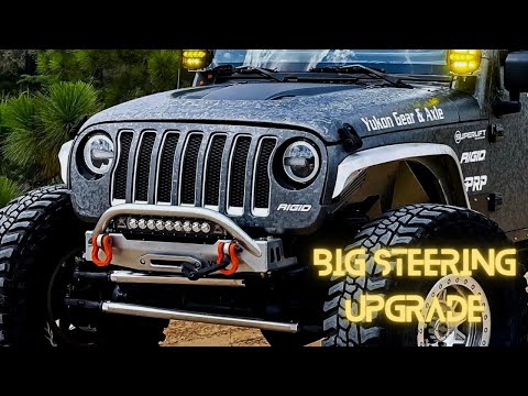 Installing 2.5 Ton Steering on my JKU. Apex Chassis / RPM Aluminum Steering System.