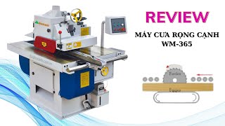 Giới thiệu máy cưa rong cạnh WM-365 | Ripsaw lưỡi trên woodmaster