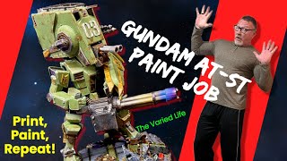 How to Paint Star Wars Gundam AT-ST Walking Robot Dreadnaught Part 1