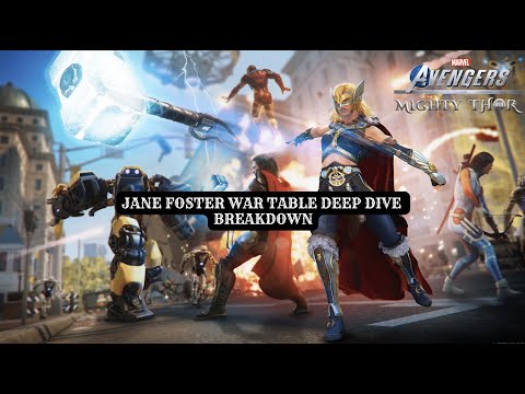 Marvel's Avengers: Jane Foster War Table Deep Dive Breakdown | Gameplay, Cosmetics, & Future Content