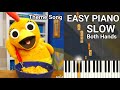 The Sunny Side Up Show We Re All Different SLOW Both Hands Easy Piano Tutorial