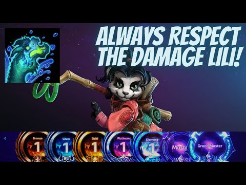 Lili Water dragon - ALWAYS RESPECT THE DAMAGE LILI! - B2GM Season 6(Gold 1)